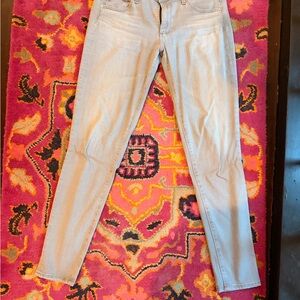AG Adriano Goldschmied Light Gray Skinny Jeans